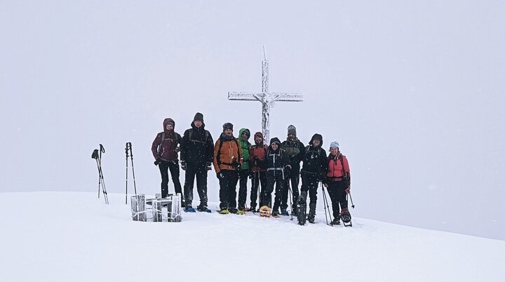 Mit Schneeschuhen auf das Chiemgauer Fellhorn | © Witzelsperger Karin